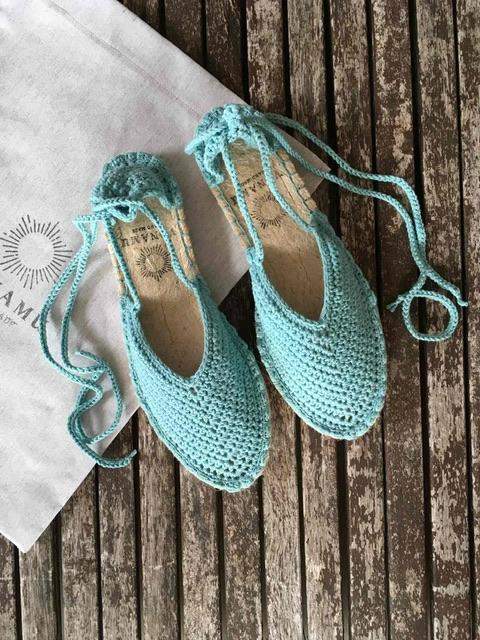 Espadryle wiązane 0