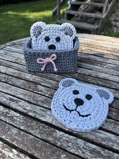 Podkładka pod kubek miś 4