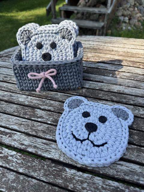 Podkładka pod kubek miś 1