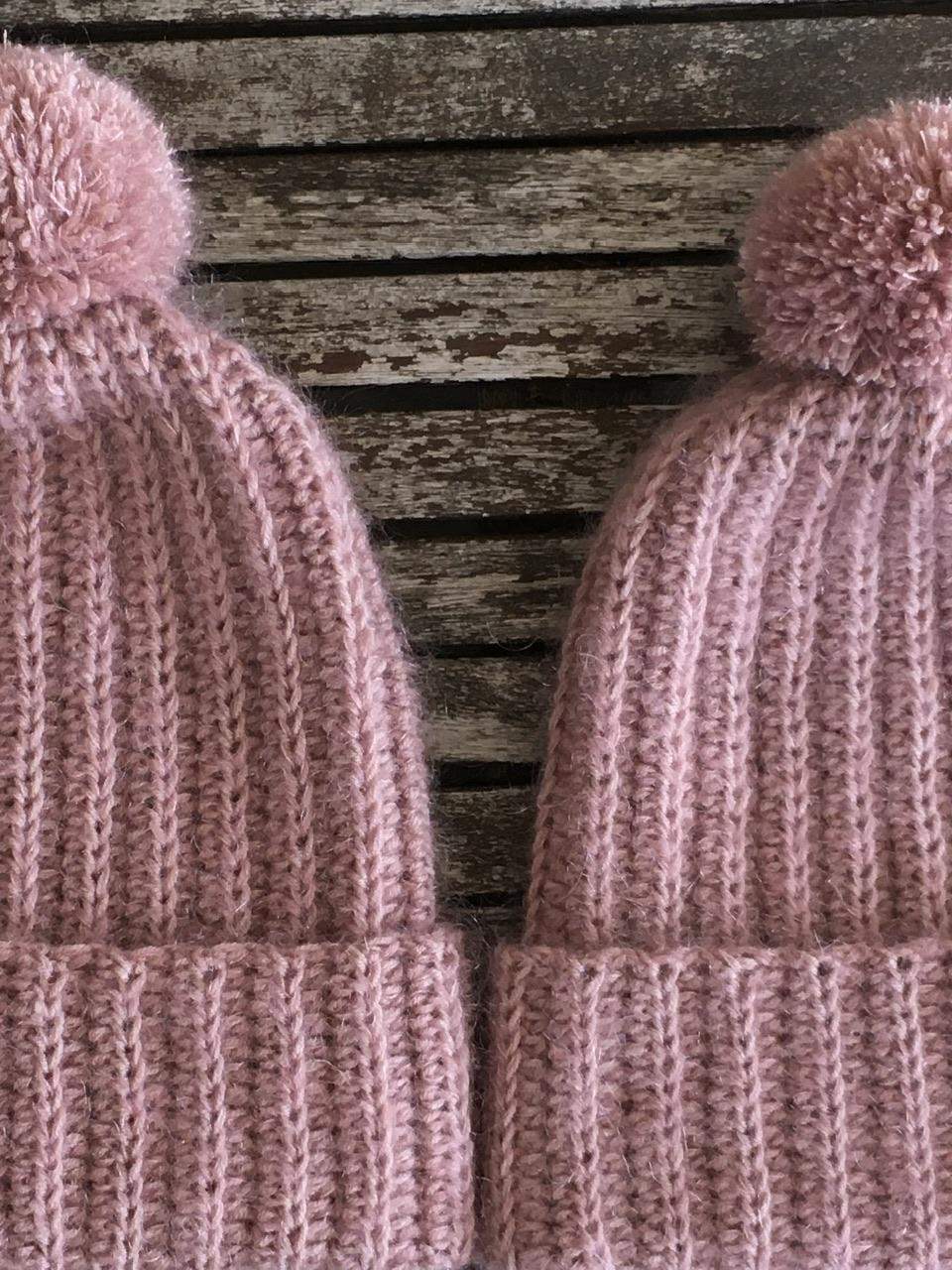 Czapka dla mamy i córki 2